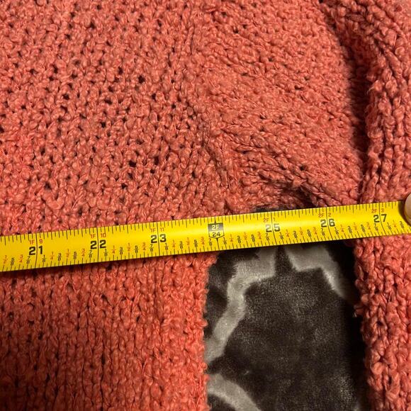 Anthropologie Need-It Sweater Women's Large Pink Oversized Chunky Knit Slouchy - Picture 6 of 8